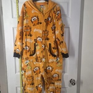 Garfield Hooded Onesie Pajamas Plus Size